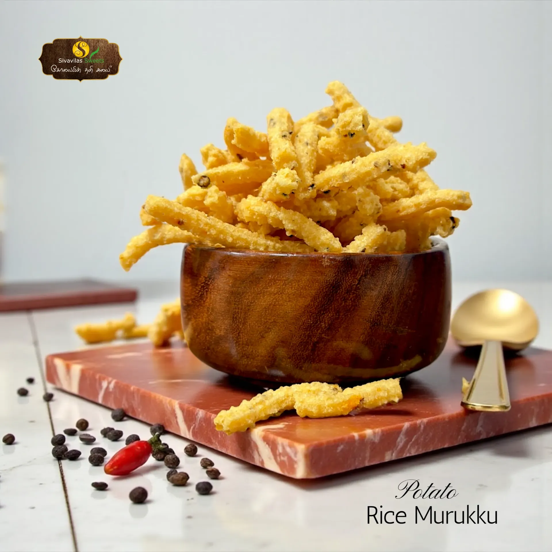 Potato Rice Murukku