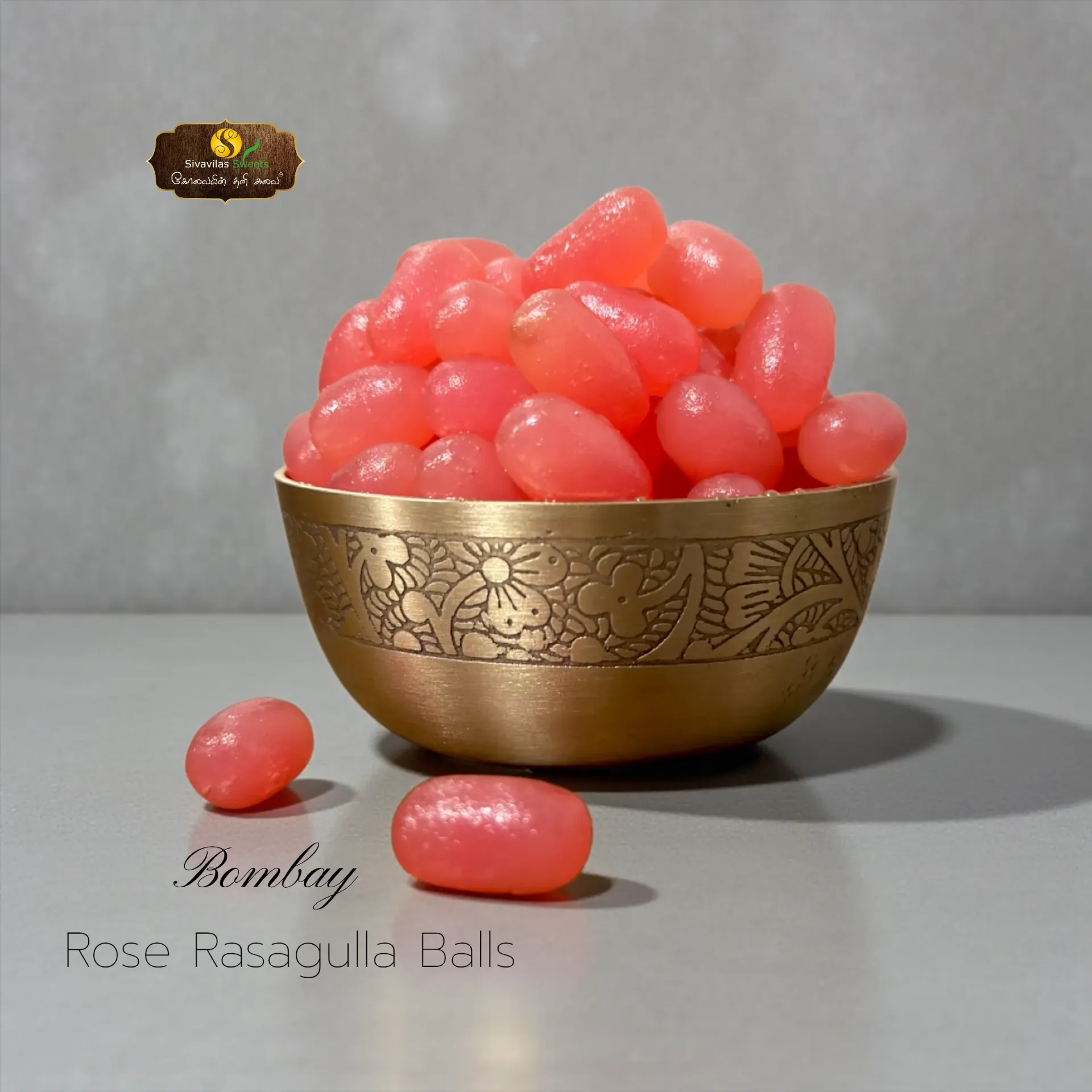 Bombay Rose Rasagulla Balls (250gms)