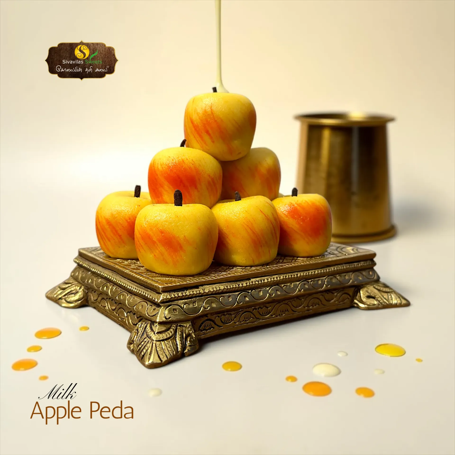 Apple Milk Peda